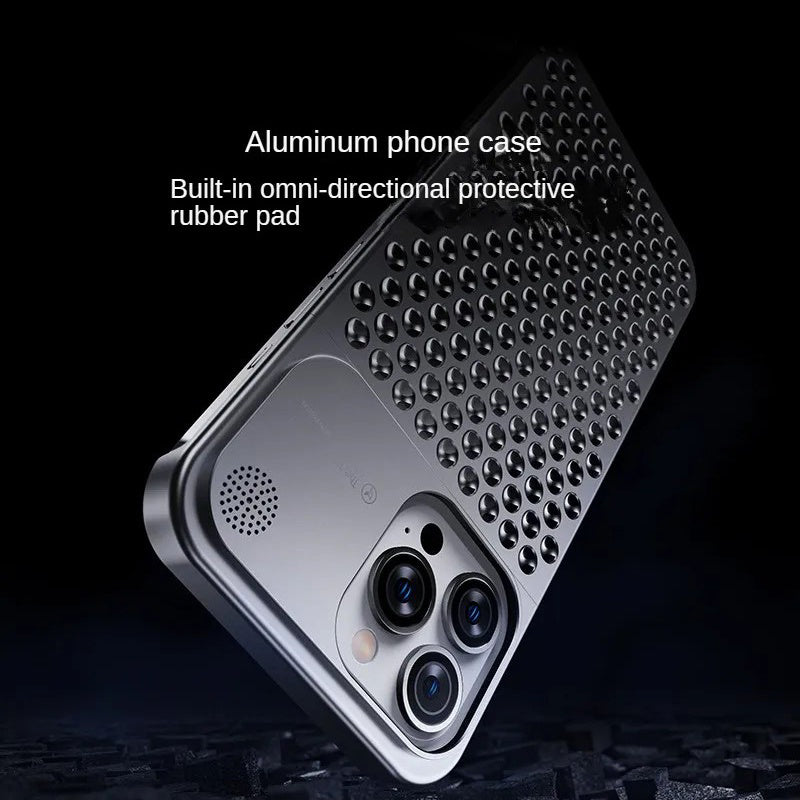 Aromatherapy Mobile Phone Case iphone  Aluminum Alloy Anti-drop Heat Dissipation
