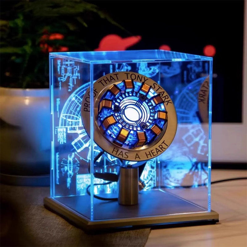 G-OUSSVE Iron Man Mark II alloy reactor heart hand model toy light