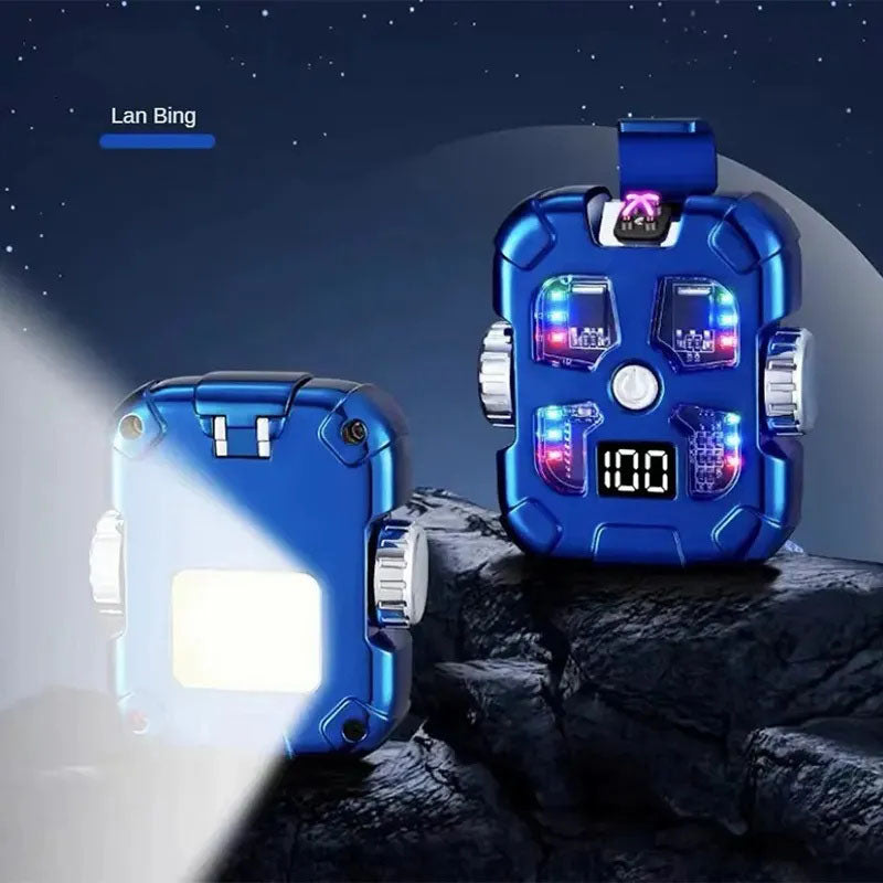 G-OUSSVE Electric Lighter Fidget Spinner lighter Waterproof Lighter with USB Rechargeable Customized Gift Birthday Gift for Boyfriend