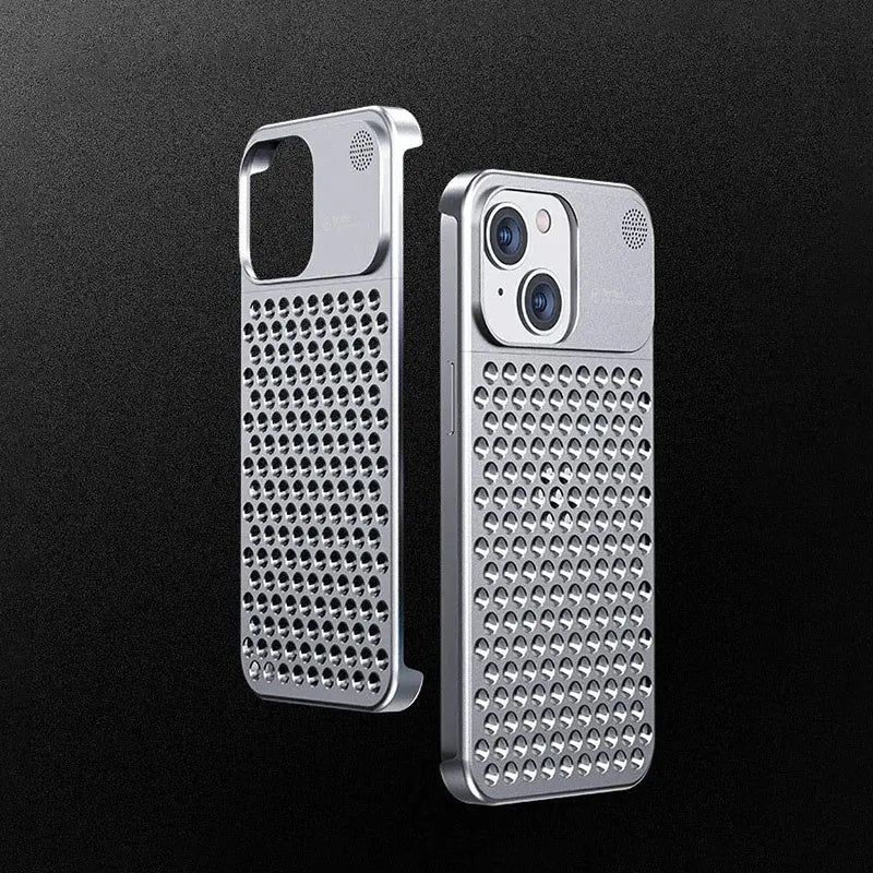 Aromatherapy Mobile Phone Case iphone  Aluminum Alloy Anti-drop Heat Dissipation