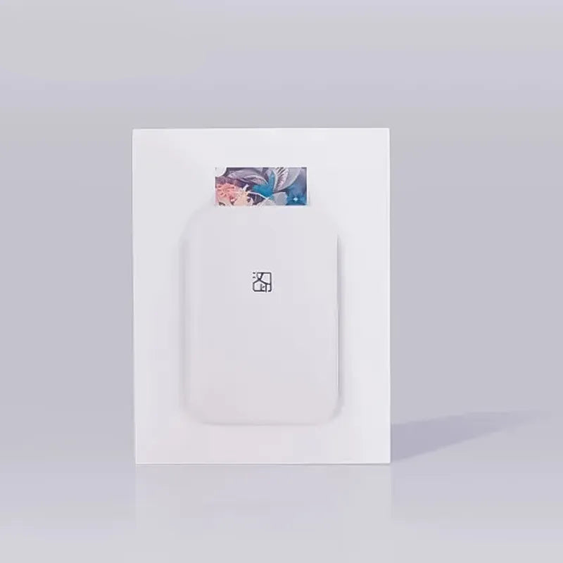 Portable mini color photo printer that fits in your pocket, perfect for printing photos directly from your phone on the go