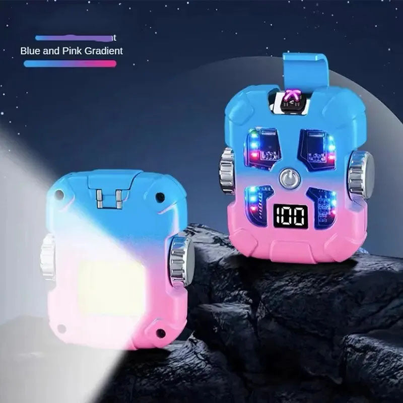 G-OUSSVE Electric Lighter Fidget Spinner lighter Waterproof Lighter with USB Rechargeable Customized Gift Birthday Gift for Boyfriend