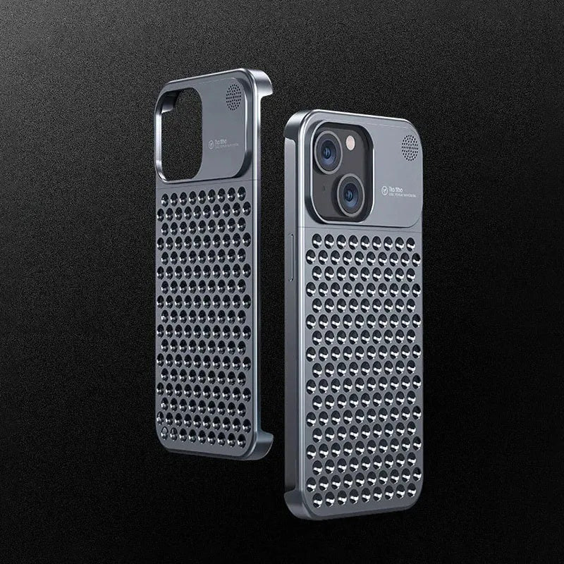 Aromatherapy Mobile Phone Case iphone  Aluminum Alloy Anti-drop Heat Dissipation