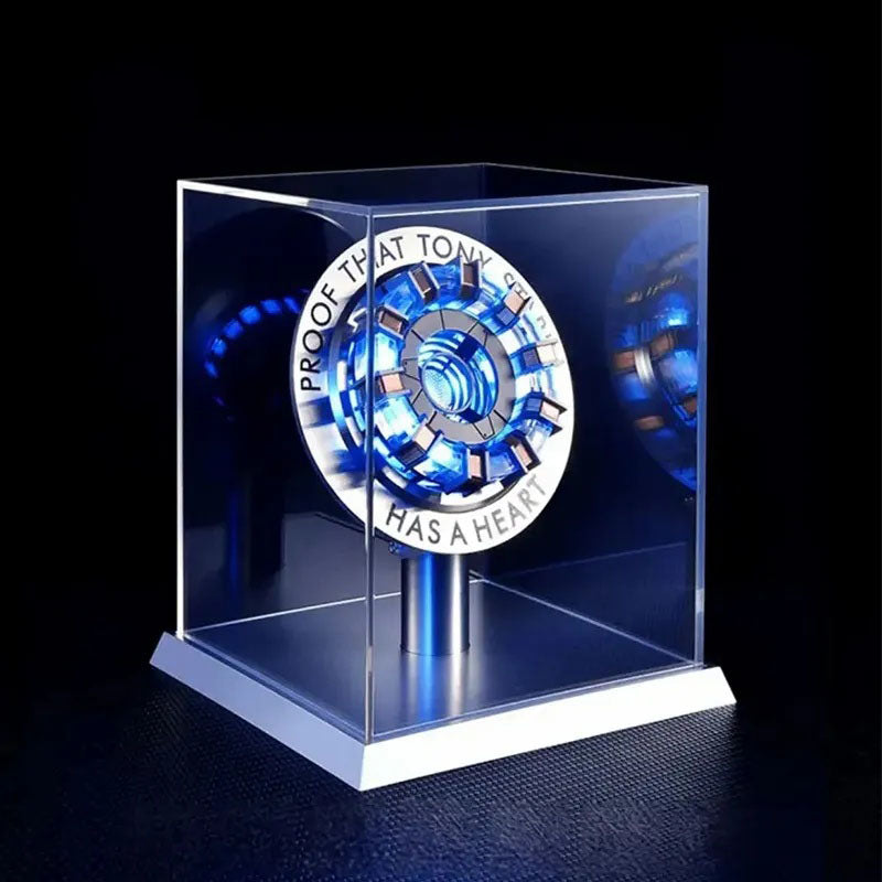 G-OUSSVE Iron Man Mark II alloy reactor heart hand model toy light