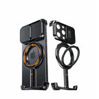 Metal Bare Frame Sliding Cover Protective Lens Anti-Scratch Camera Hidden Phone Case