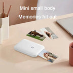 G-OUSSVE Portable mini color photo printer that fits in your pocket, perfect for printing photos directly from your phone on the go