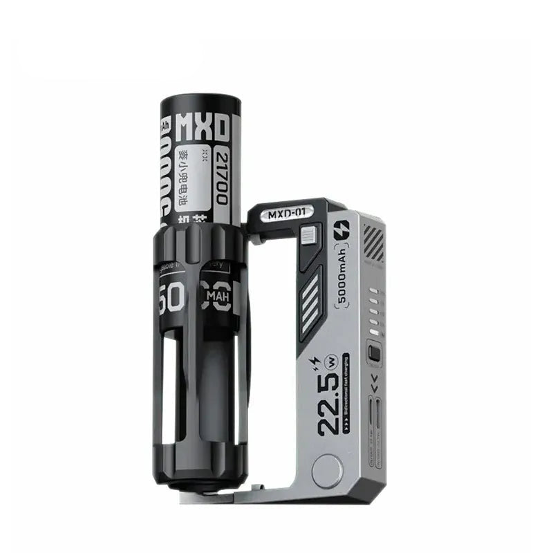 5000mAh Tactical Replaceable Battery Module Power Bank Charger – Compact and Portable