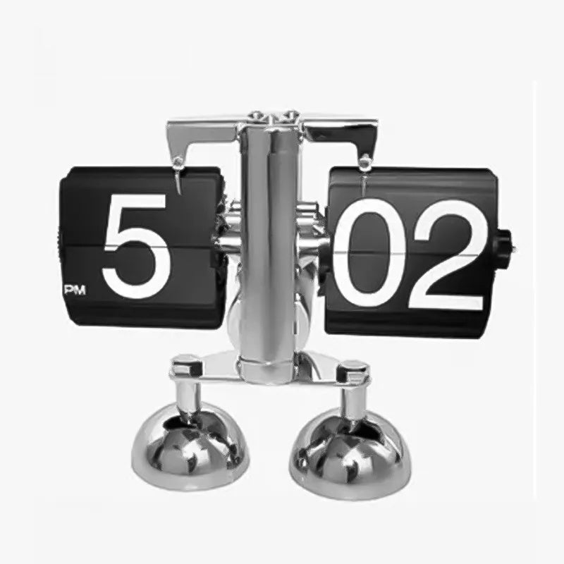 Automatic Page Flipping Mechanical Clock Balance Calendar European Creative Gateway Internet Celebrity Desktop Decoration