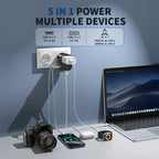 Universal Travel Adapter with USB-C & USB Ports