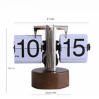 Automatic Page Flipping Mechanical Clock Balance Calendar European Creative Gateway Internet Celebrity Desktop Decoration