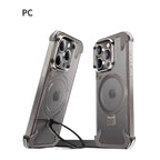 1 PCS Borderless Phone Protective Case, Metal Frame, Airbag, Anti Slip Bracket, Apple 14, Suitable for Apple 15 Promax