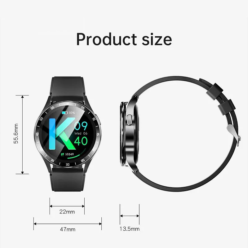2-in-1 Smartwatch with HD Bluetooth Calling, 1.39-inch High-Definition Screen, Waterproof, and Ultra-Thin