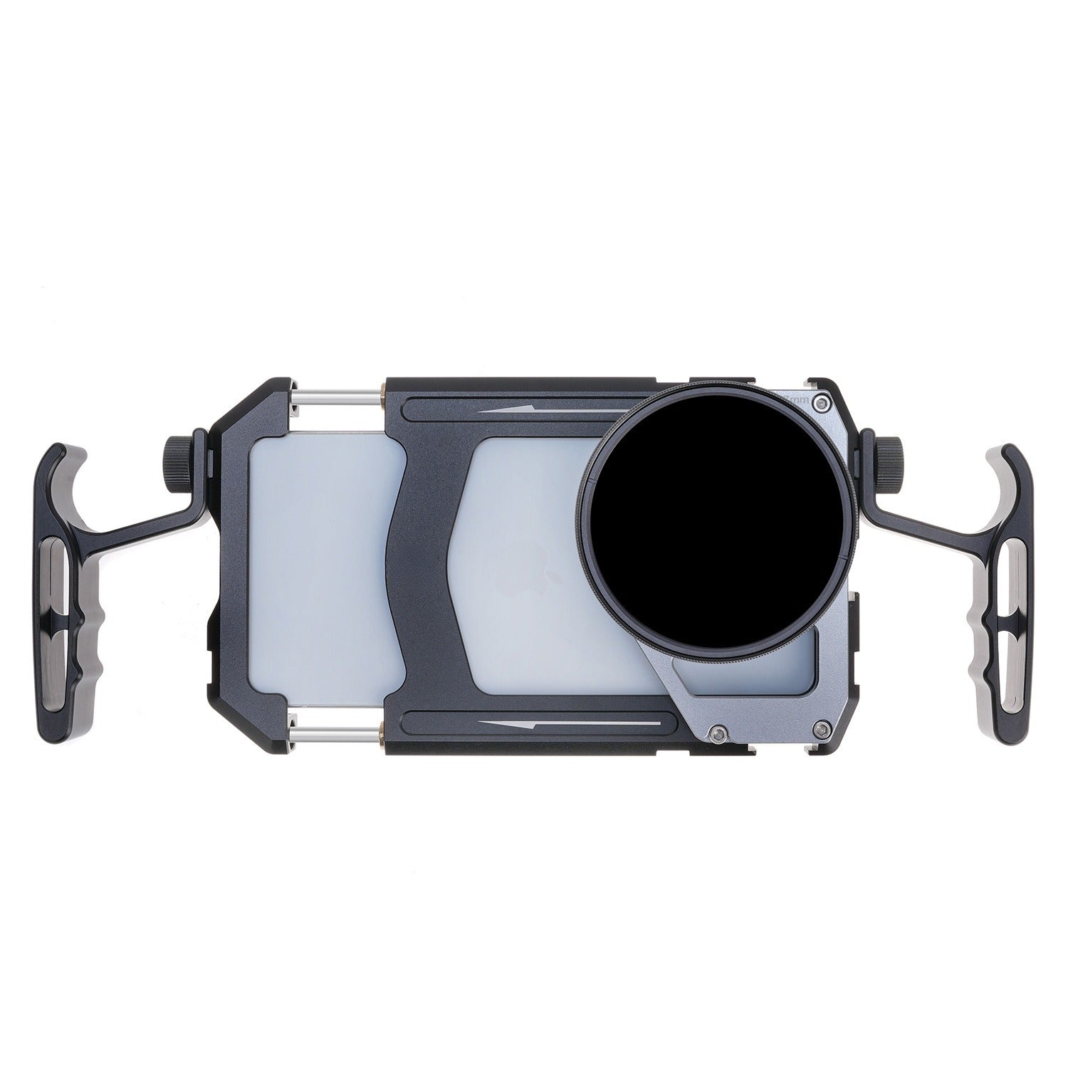 GIVBRO Universal Smartphone Cage with Hand Grips, 67mm Thread Filter Adapter, Stabilizer Rig for iPhone & Samsung, Vlog Live Streaming, Filmmaking, Video Recording