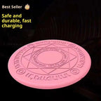 10W Magic Array Wireless Charger Creative Luminous Base Cool with Sound Effects Phone Automatic Induction Charging Display