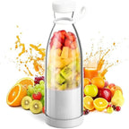 500ml Smoothie Blender, USB Rechargeable Juicer, Portable Mini Electric Mixer, Perfect for Office, Sports, Outdoor, Travel, Fruit Juicer with Bottle Design  ﻿