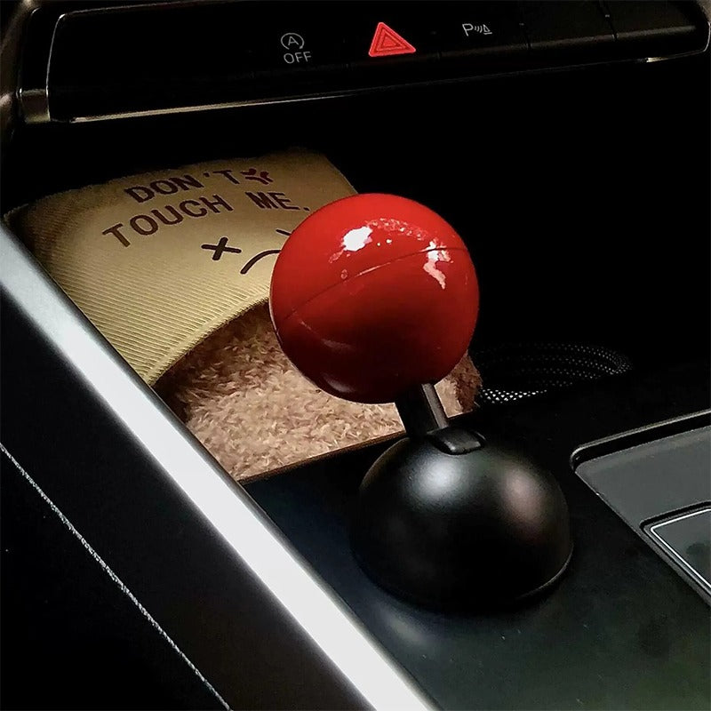 One-click Start Joystick Poké Ball Car Engine Start-Stop Button Control Stick Decorative Sticker Car Accessory Suitable For Use With Car And Computer Switches