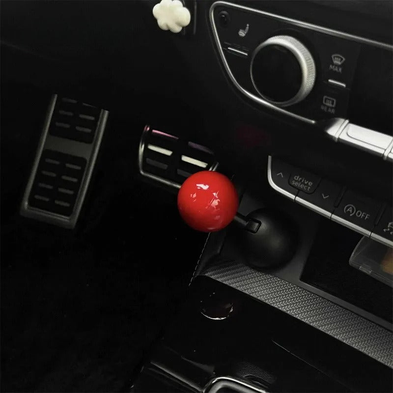 One-click Start Joystick Poké Ball Car Engine Start-Stop Button Control Stick Decorative Sticker Car Accessory Suitable For Use With Car And Computer Switches