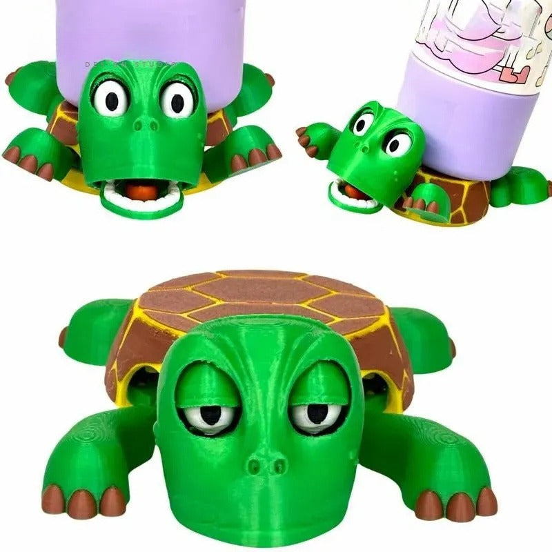 Creative Turtle Design Cup Coaster, 1 Count Cute Turtle Design Cup Holder, Decorative Ornament for Home Kitchen & Dining Room & Office