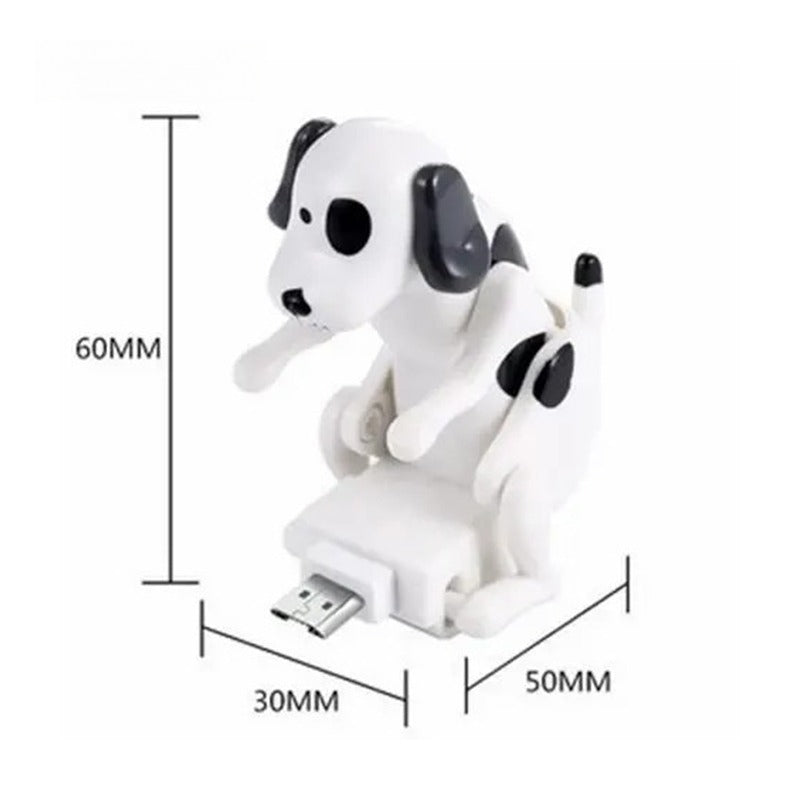 Rogue Dog Data Cable Moving Dog Design, Unique and Fun Charging Cable