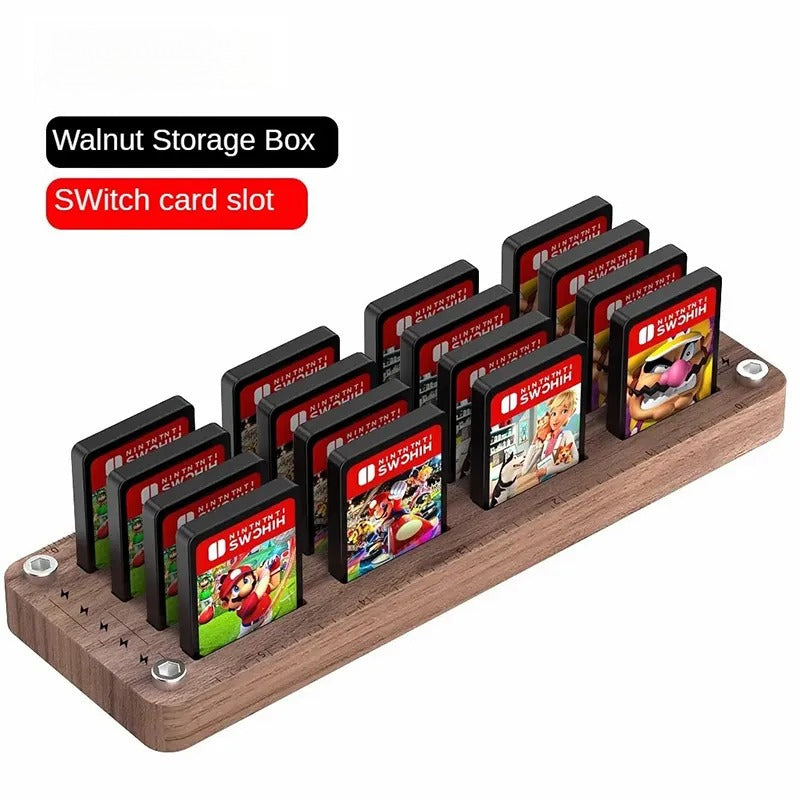 Transparent Wood SD Memory Card Storage Case, TF USB Disk, Type C SIM Card Pick-up Needle, Storage, Sorting Protective Base