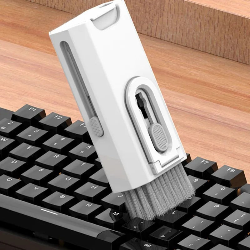 8-in-1 Electronics Cleaner Kit, Multifunctional Keyboard Cleaning Kit Tool for Earbuds/Phone/Laptop/PC Monitor/Camera/Watch