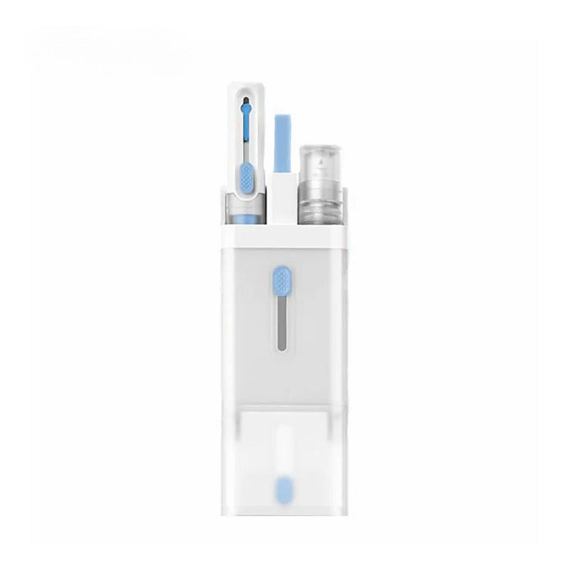 8 in 1 Keyboard Cleaning Set, Laptop Cleaner Kit Screen Swipe and Brush with Cell Phone Stand, Earphone Cleaning Pen for Airpod, Key Puller and Spray Bottle, for Computer/MacBook/Keyboard/iPad