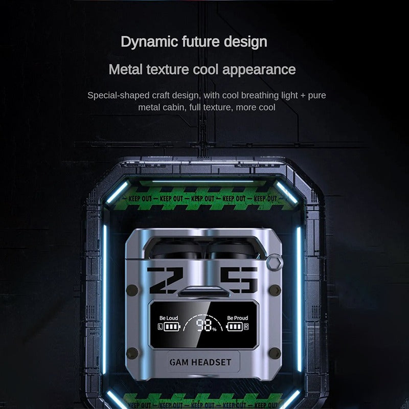 M25 Wireless Bluetooth Headset Men's Bluetooth Earbuds Noise Cancelling Gaming Headset Android & Apple Universal