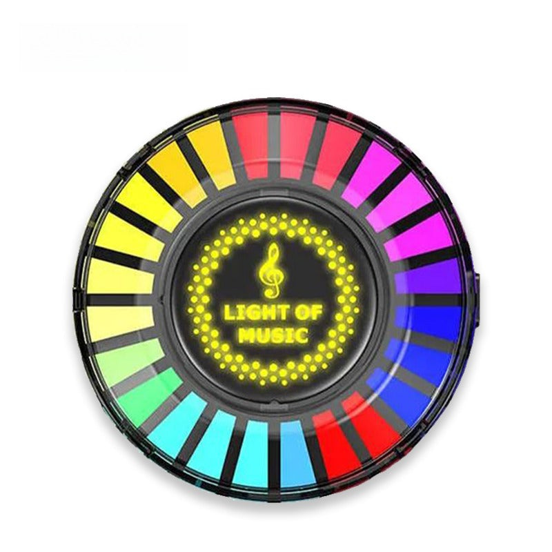 Car Aromatherapy Air Outlet, Car Atmosphere Light, Car Perfume 3D Pickup, RGB Voice-controlled Rhythm Light App control