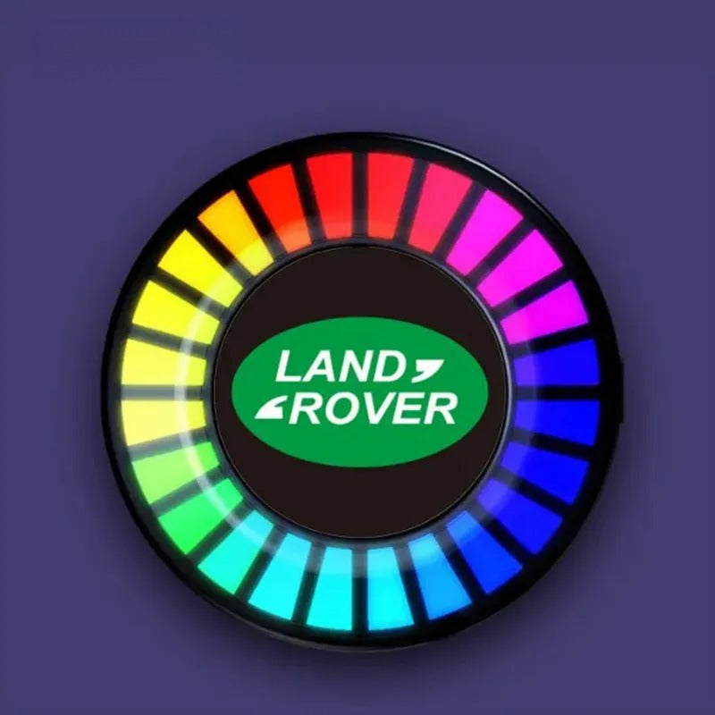 Car Aromatherapy Air Outlet, Car Atmosphere Light, Car Perfume 3D Pickup, RGB Voice-controlled Rhythm Light App control