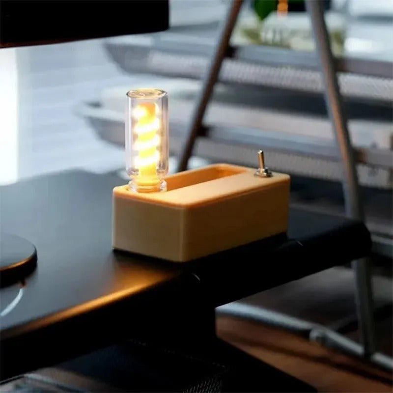 Ejection Night Light Bedroom Sleep Lamp Creative Flip Night Light Mechanical Magnetic Desktop Decoration Birthday Gift