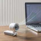 Global Pick USB-C Charging Portable Handheld High Speed Fan, Versatile 5-speed Airflow Wind Speed Fan, Foldable & Hanging Neck Fan Suitable for Family, Travel, and School, Boyfriend Gift, Best Friend Gifts, Camping Essentials