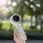 Global Pick USB-C Charging Portable Handheld High Speed Fan, Versatile 5-speed Airflow Wind Speed Fan, Foldable & Hanging Neck Fan Suitable for Family, Travel, and School, Boyfriend Gift, Best Friend Gifts, Camping Essentials