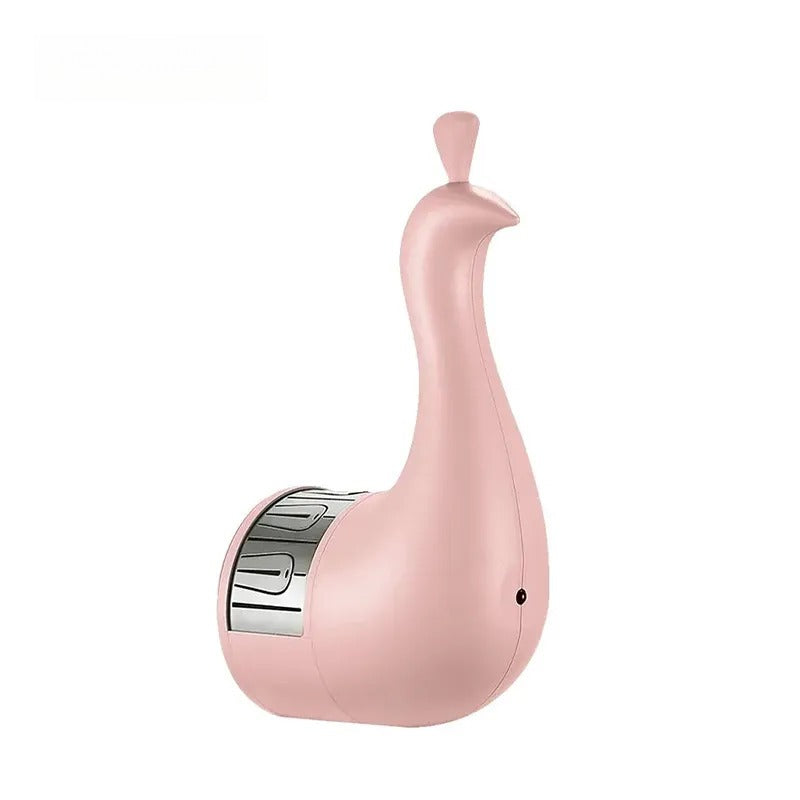 Peacock Lamp, Peacock Wall Light, 7 Color Ambient Projection Lamp with Remote Control, USB Charging Rainbow Peacock Nightlight, LED Wall Table Decor for Home Living Room Office