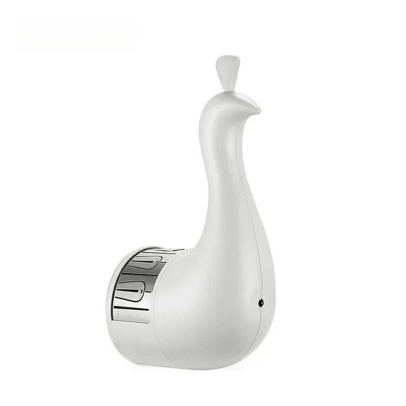 Peacock Lamp, Peacock Wall Light, 7 Color Ambient Projection Lamp with Remote Control, USB Charging Rainbow Peacock Nightlight, LED Wall Table Decor for Home Living Room Office