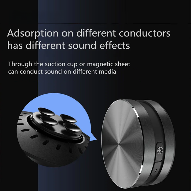 Bone Conduction Speaker - Portable Magnetic Bluetooth Speaker, Wireless Bluetooth Mini Speakers