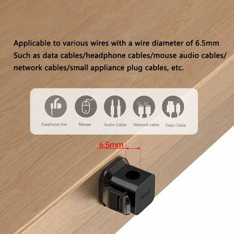 Data Dable Fixed Device, Cable Clip, Data Cable Management Organization, Can Be Used For Family, Office, Bedside Tables, Desktop, Etc