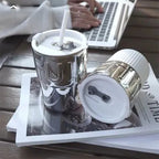 Coffee Cup, Glass Straw Cup, Water Cup with Lid (400-500ml)