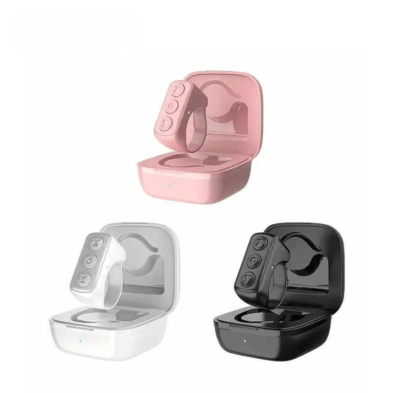 Wireless Remote Control Ring for Smartphones & Tablets& Kindle - Wireless Camera Selfie Stick, Multi-System Compatibility, Video & Music Control, Call Management