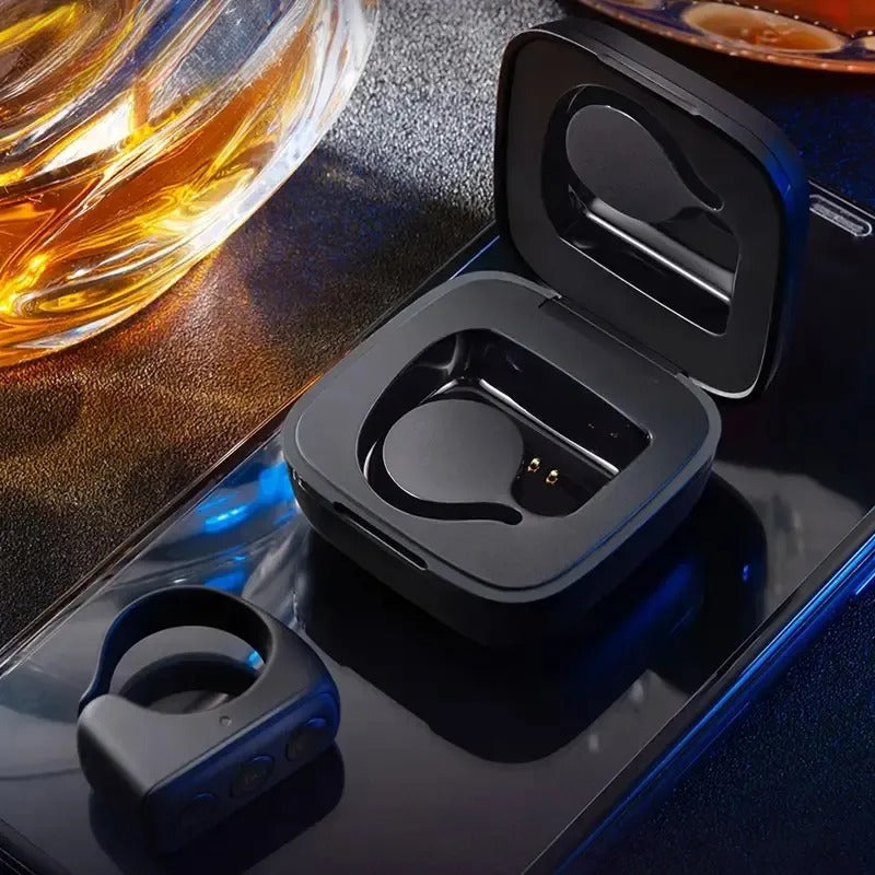 Wireless Remote Control Ring for Smartphones & Tablets& Kindle - Wireless Camera Selfie Stick, Multi-System Compatibility, Video & Music Control, Call Management