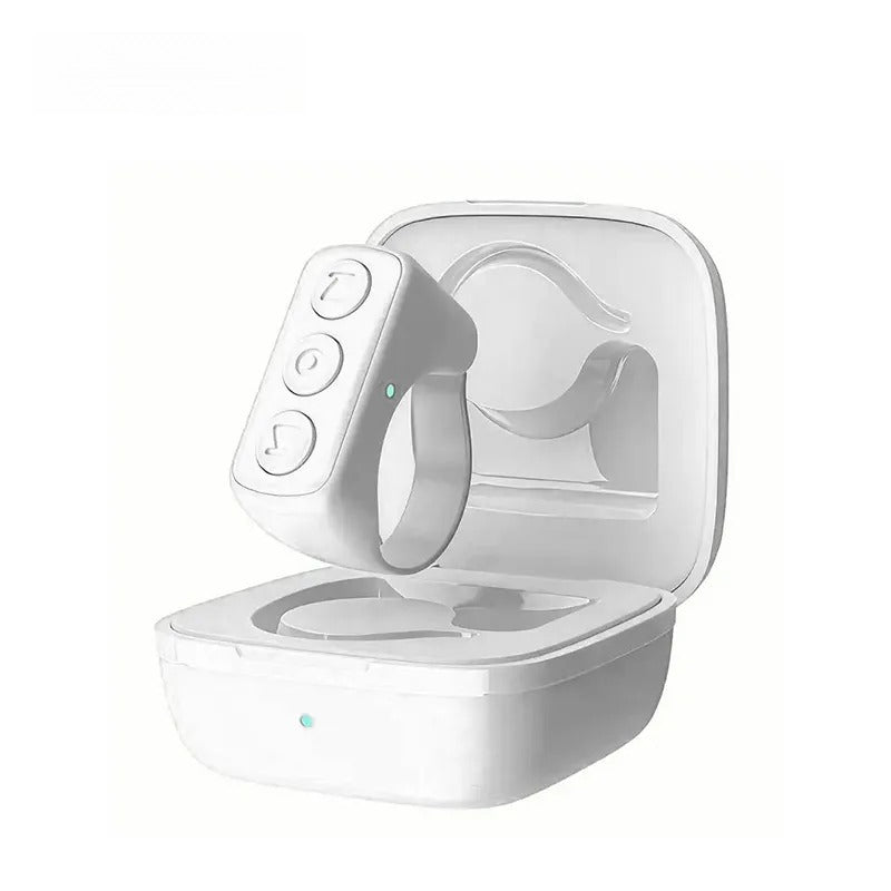 Wireless Remote Control Ring for Smartphones & Tablets& Kindle - Wireless Camera Selfie Stick, Multi-System Compatibility, Video & Music Control, Call Management