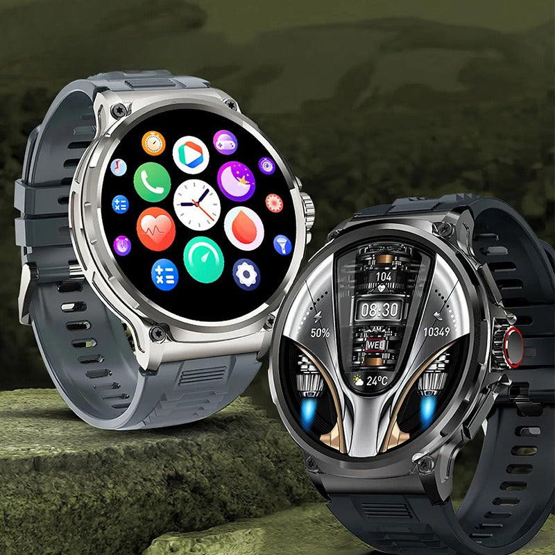 V69 Bluetooth Calling Smartwatch: 360*360 Large Screen, Heart Rate and Blood Oxygen Monitoring, Multi-Sport Modes