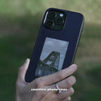 Stylish iPhone Case with E-Ink Screen and Changing Patterns
