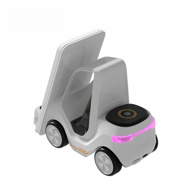 Wireless Fast Charging Creative Car Shape Design Multifunctional Alarm Clock Cool Atmosphere Lamp