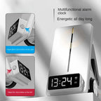 Wireless Fast Charging Creative Car Shape Design Multifunctional Alarm Clock Cool Atmosphere Lamp