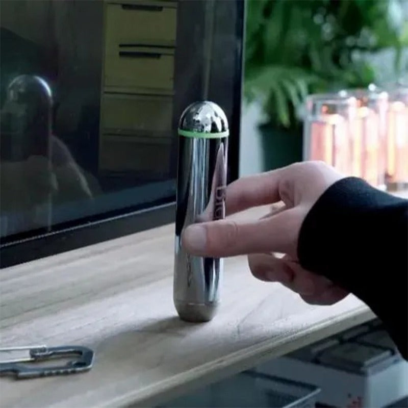 Massage for Eye and Face Vibration Alloy Instrument Cylindrical Vibration with Charging Bank Treasure Compact and Portable Creative Fashion Design