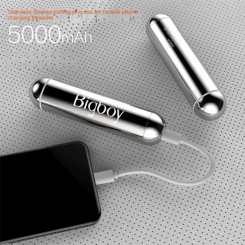 Massage for Eye and Face Vibration Alloy Instrument Cylindrical Vibration with Charging Bank Treasure Compact and Portable Creative Fashion Design