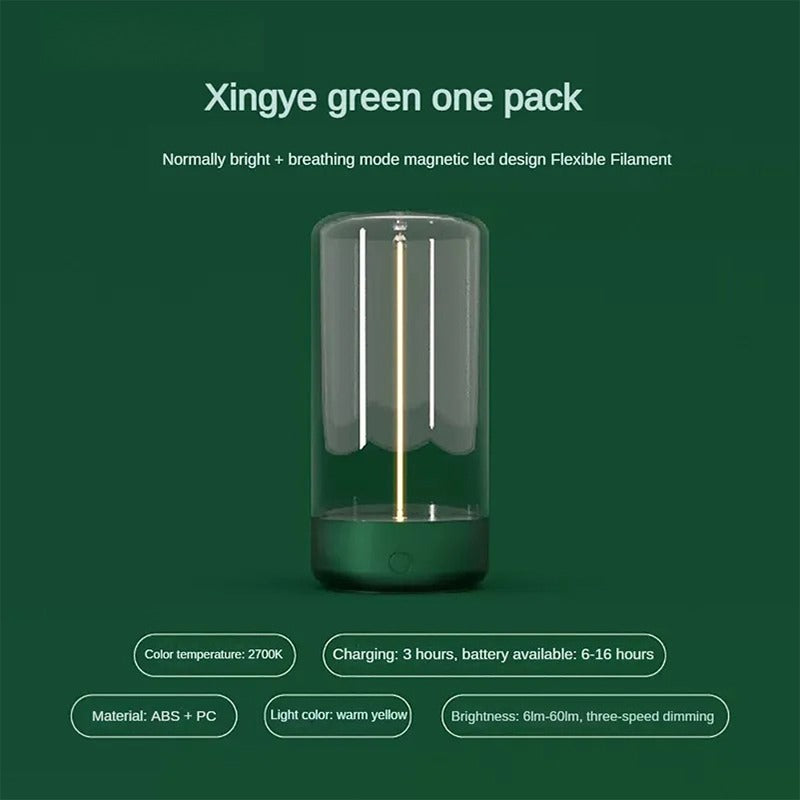 LED Camping Light Type-C Charging Portable Night Light Creative Atmosphere Lamp