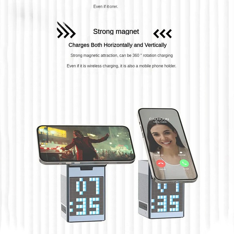 Qi2 protocol Multi-Function 6-in-1 Magnetic Wireless Charger Magsafe-Compatible, Fast Charging for Huawei and Apple Foldable Devices