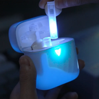 Luminous flowing sand new model, with zero-latency active noise cancellation, ideal for sports and gaming. Compatible with both Apple and Android devices