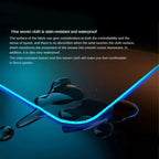 ALIENWARE Alien Wireless Charging Mouse Pad RGB Luminous Keyboard Desk Pad Computer Pad Extra Large Desk Pad